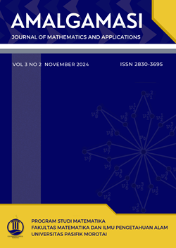 					View Vol. 3 No. 2 (2024): Amalgamasi: Journal of Mathematics and Applications
				